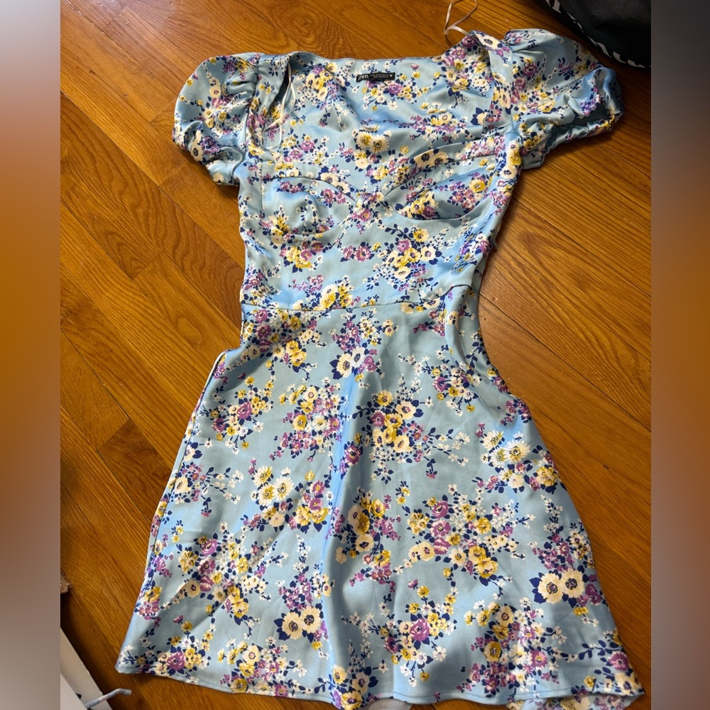 Zara Floral Short Dress